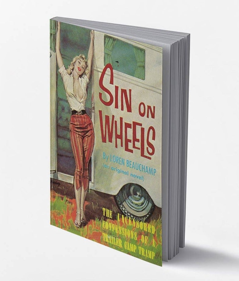 Sin On Wheels A5 Soft Cover Notebook
