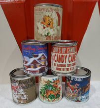 Load image into Gallery viewer, Cranberry Apple Paint Tin Candle
