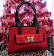 Load image into Gallery viewer, Astro Bettie Cosmo Ruby Red Handbag
