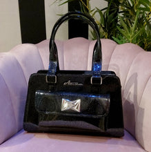 Load image into Gallery viewer, Astro Bettie Cosmo Midnight Black Handbag
