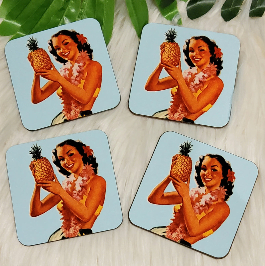 Hula Girl Coaster