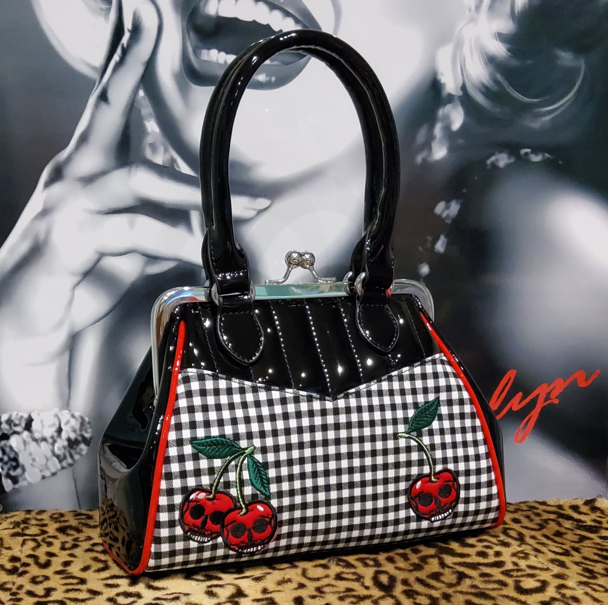 Banned Rockabilly Cherry Handbag - Main Image