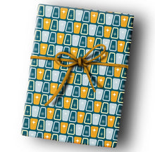 Load image into Gallery viewer, Mid Century Geometric Gift Wrapping Paper
