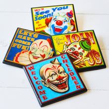 Load image into Gallery viewer, Let&#39;s Have Some Fun Clown Coaster
