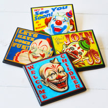 Load image into Gallery viewer, We&#39;ll See You Soon Creepy Clown Coaster
