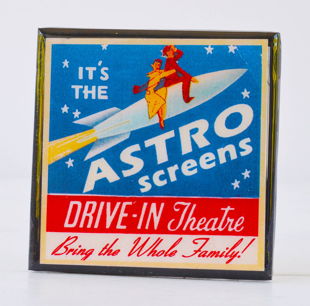 Astro Screens Drive-In Movie Coaster