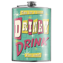 Load image into Gallery viewer, Drinky Drink Hip Flask
