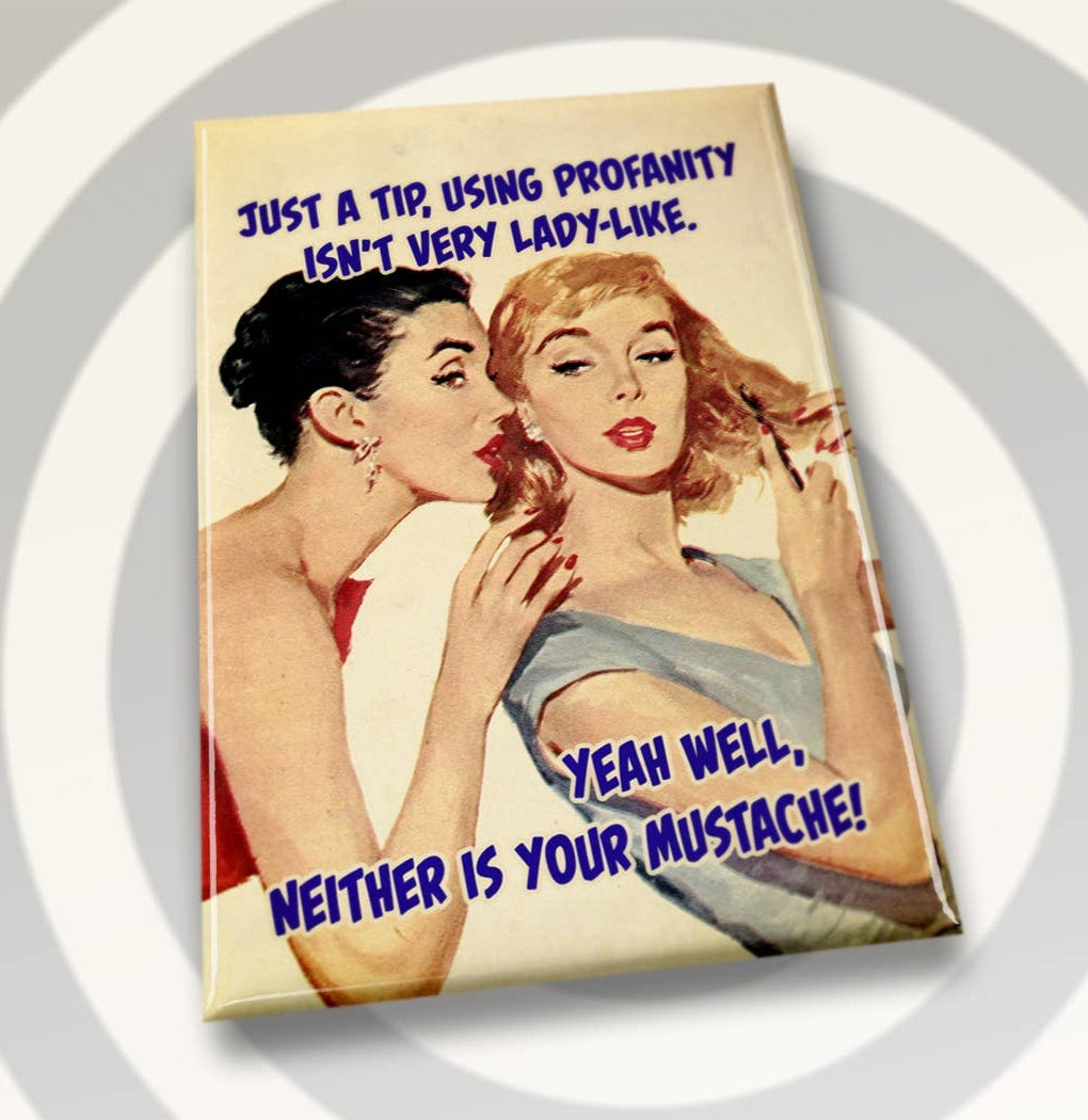 Isn't Very Lady Like Fridge Magnet