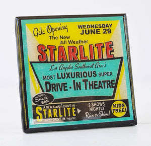 Starlite Drive-In Movie Coaster