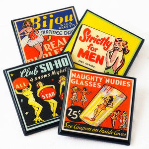 Strictly For Men Burlesque Coaster