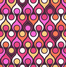 Load image into Gallery viewer, Mid Century Pink Teardrop Cocktail Napkins
