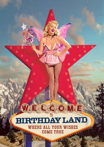 Birthday Land Greetings Card