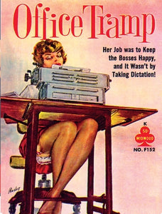 Office Tramp Greetings Card