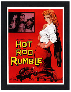 Hot Rod Rumble Movie Poster 30x40 Unframed Art Print