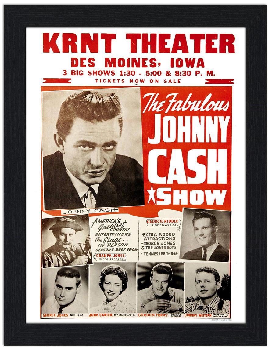 Johnny Cash Show 30x40 Unframed Art Print