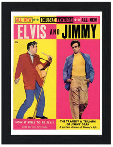 Elvis Presley & James Dean 30x40 Unframed Art Print
