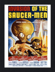 Invasion Of The Saucer Men 30x40 Unframed Art Print