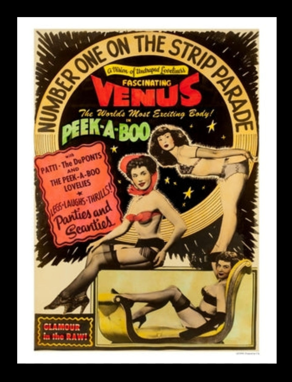 Venus Peek-a-Boo 30x40 Unframed Art Print