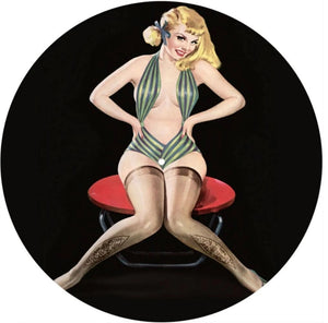 Pin Up Girl Turntable Slipmat