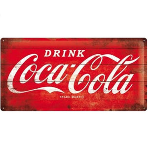 Coca Cola Large Metal Sign
