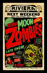 Satan's Moon Zombies Show Poster 28x43 Unframed Art Print