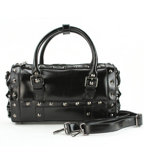 Unique Double Skull & Stud Handbag