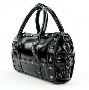 Unique Double Skull & Stud Handbag