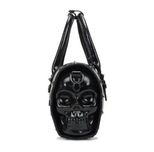 Load image into Gallery viewer, Unique Double Skull &amp; Stud Handbag
