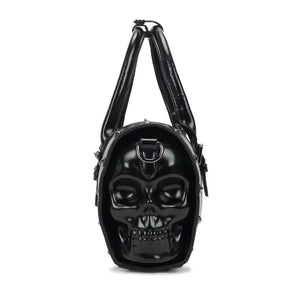 Unique Double Skull & Stud Handbag
