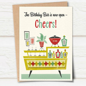 Birthday Bar Open Greetings Card
