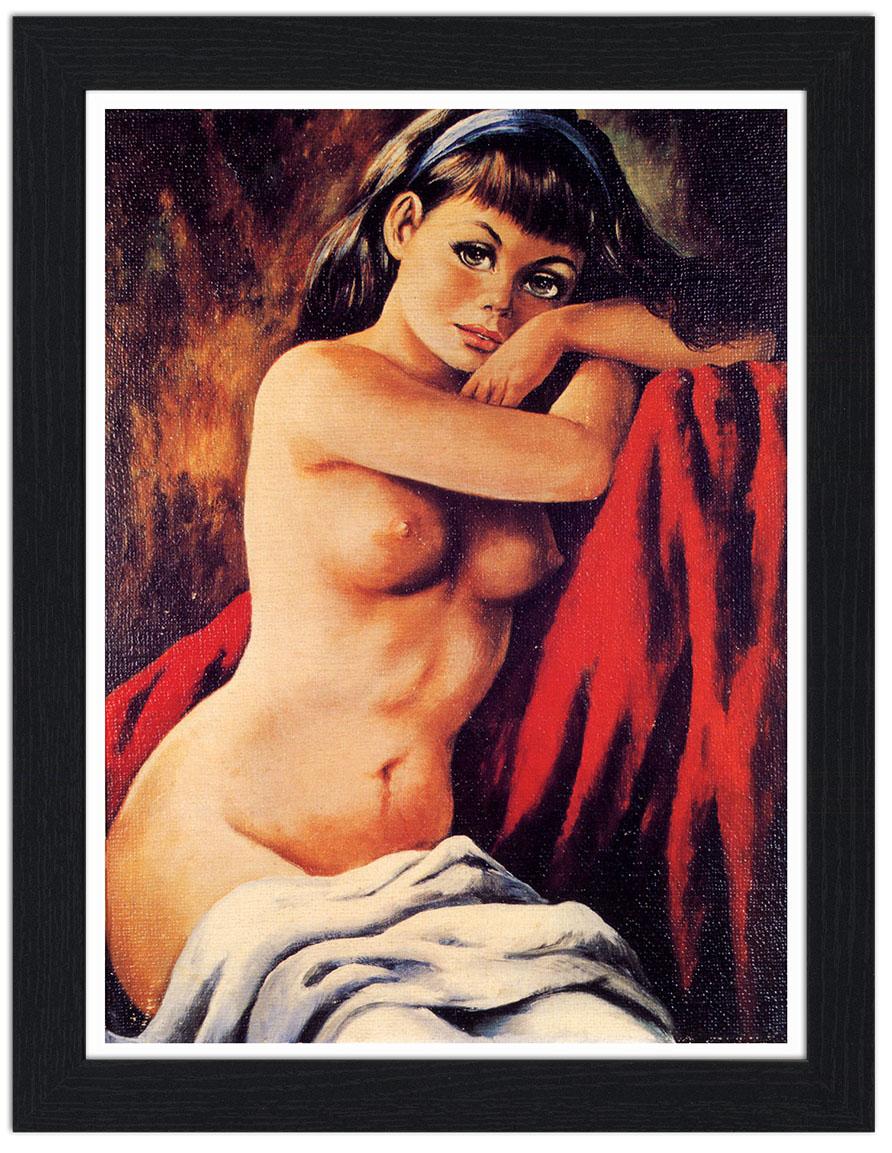 Kitsch Nude 30x40 Unframed Art Print