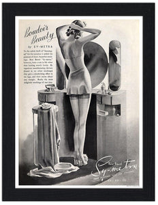 Bear Brand Vintage Stockings Ad 30x40 Art Print