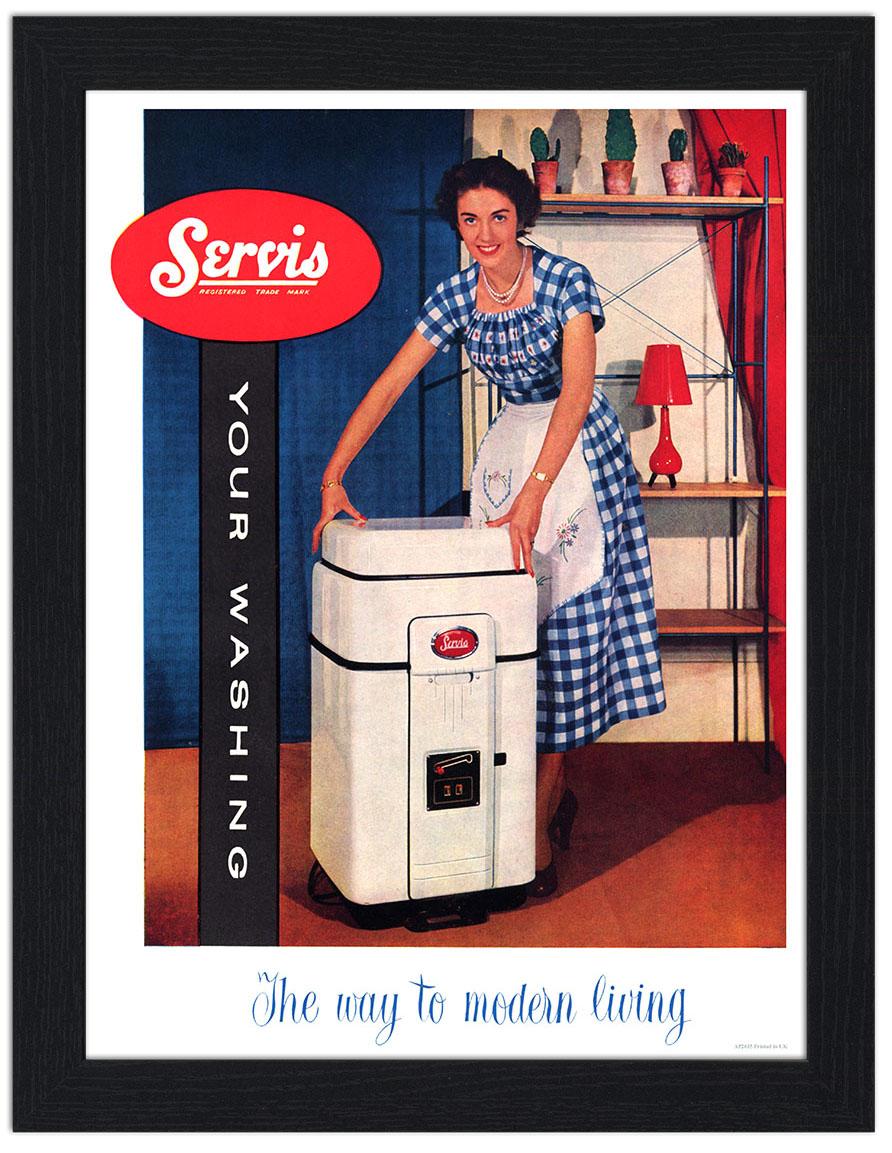 Vintage Servis Appliance 30x40 Unframed Art Print