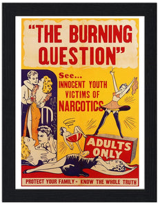 The Burning Question Vintage Movie Poster 30x40 Unframed Art Print