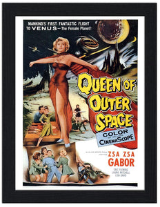 Queen Of Outer Space Movie Poster 30x40 Unframed Art Print