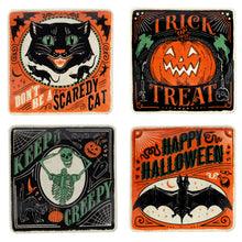 Load image into Gallery viewer, Happy Halloween 8.5&quot; Square Plate
