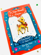 Load image into Gallery viewer, Vintage Deer Christmas Brooch
