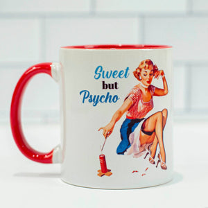 Sweet But Psycho Pin Up Mug