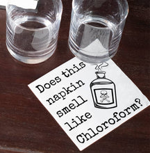 Load image into Gallery viewer, Chloroform Cocktail Napkins
