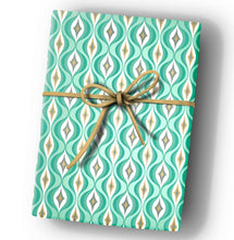 Load image into Gallery viewer, Mid Century Diamond Wave Gift Wrapping Paper
