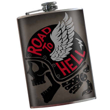 Load image into Gallery viewer, Road to Hell Hip Flask
