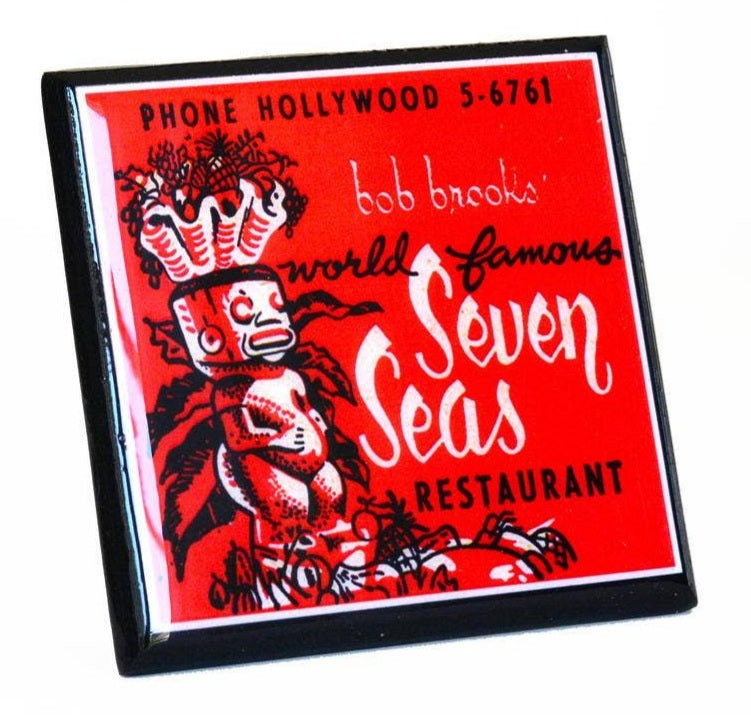 Seven Seas Tiki Restaurant Coaster