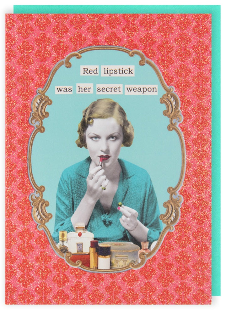 Secret Weapon Greetings Card