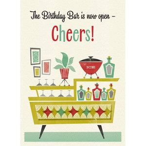 Birthday Bar Open Greetings Card
