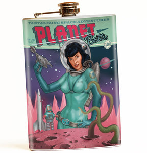 Planet Bettie Hip Flask