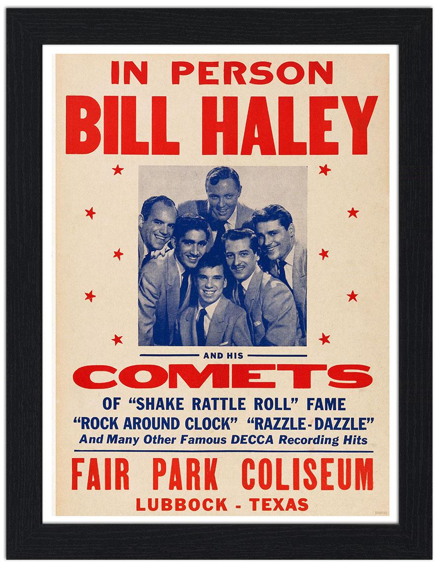 Bill Haley Concert Poster 30x40 Unframed Art Print