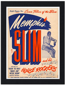 Memphis Slim Poster 30x40 Unframed Art Print