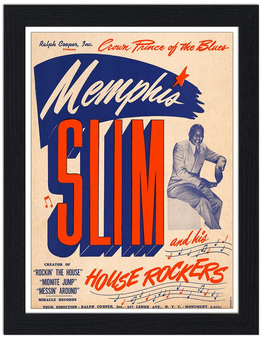 Memphis Slim Poster 30x40 Unframed Art Print