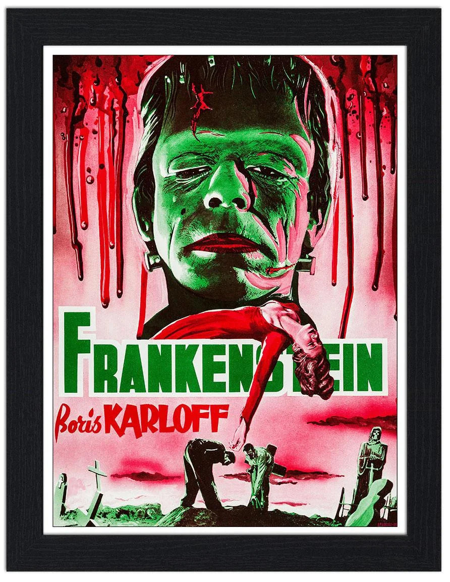Frankenstein Boris Karloff Movie Poster 30x40 Unframed Art Print