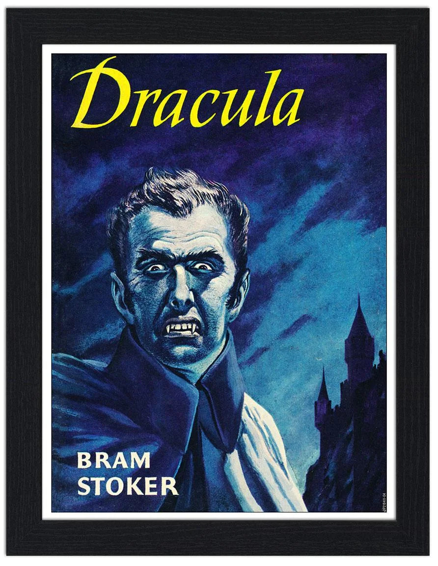 Bram Stoker Dracula Book Cover 30x40 Unframed Art Print